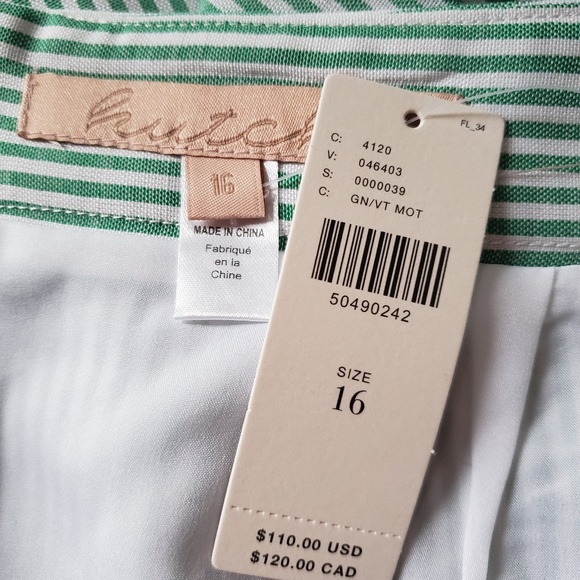 NWT Anthropologie Seersucker Striped Mini Skirt - Picture 5 of 6